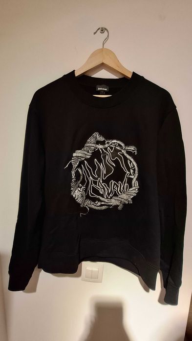 JustCavalli пуловер - Черен