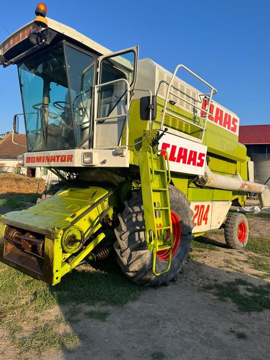 Claas Mega 204 anul 1994 si tavalita floarea soarelui