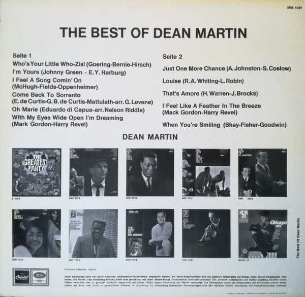 Пластинка винил Dean Martin – The Best Of Dean Martin