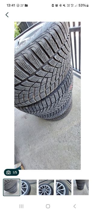 Jante +cauciucuri de iarnă 225/50/17