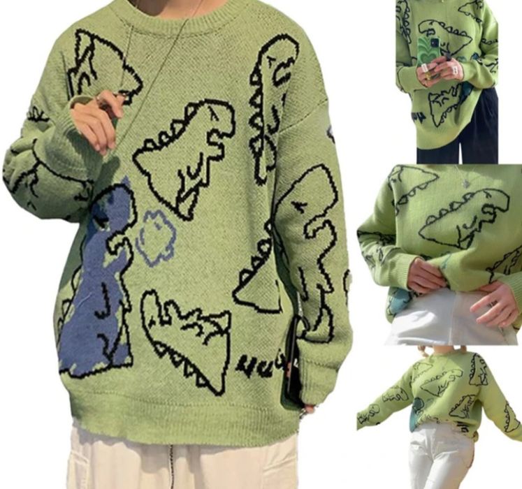 Свитер с диназаврами