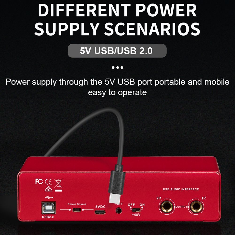 Смесител, USB аудио интерфейс RP-MD22 G2, 24 bit/192kHz, Plug and Play