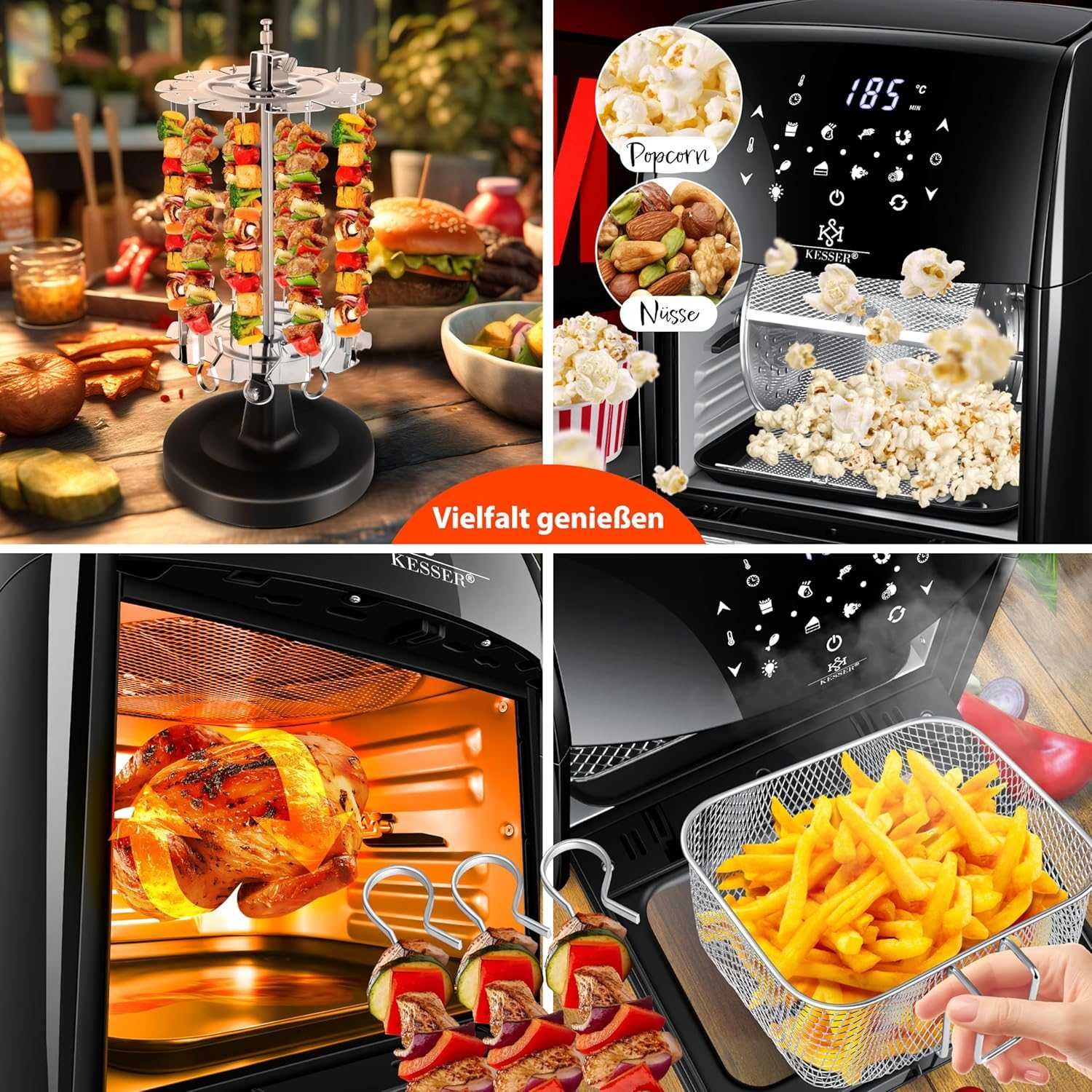 Airfryer 9-в-1 фритюрник с горещ въздух