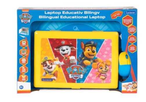 Laptop educational bilingv Paw Patrol, romana/engleza, 170 activitati