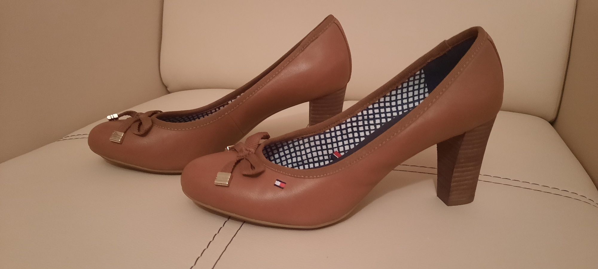 Pantofi piele Tommy Hilfiger