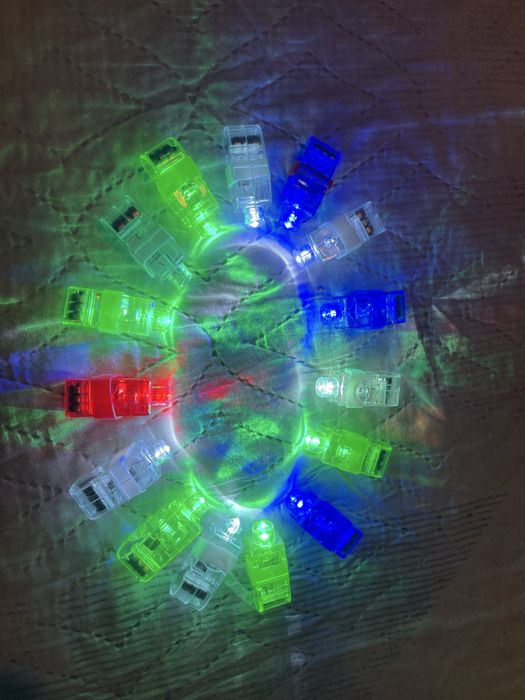 Светещи очила,светещи пръсти