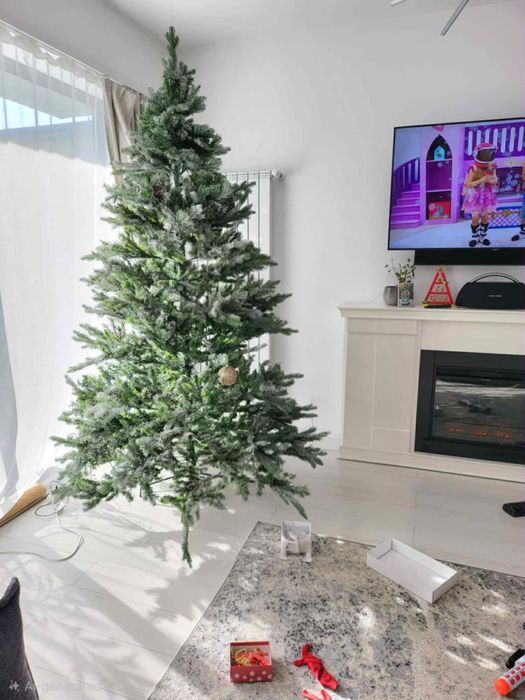 Brad artificial cu ace 3d si 2D  220 cm