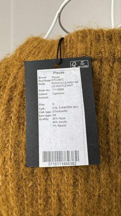 Pulover nou tricotat Pieces marimea M