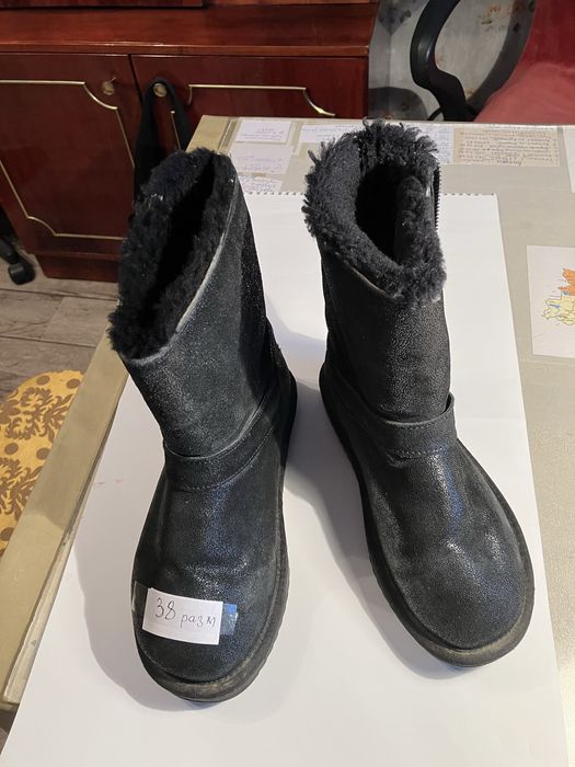 Сапоги женские зима, кожаг:2 пары по6000т