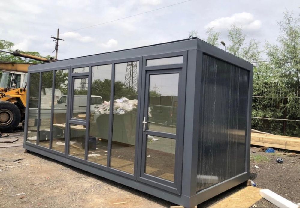 container vitrina gri antracit 6000x2400