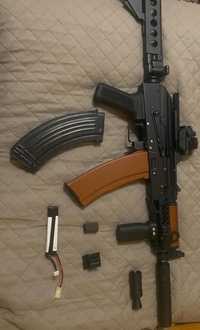 Airsoft реплика DOUBLE BELL AK 016-1 FULL METAL , WOOD