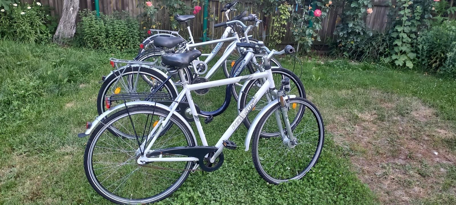 Bicicleta aluminu cu fara cadru schimbator dinam butuc roti 28"