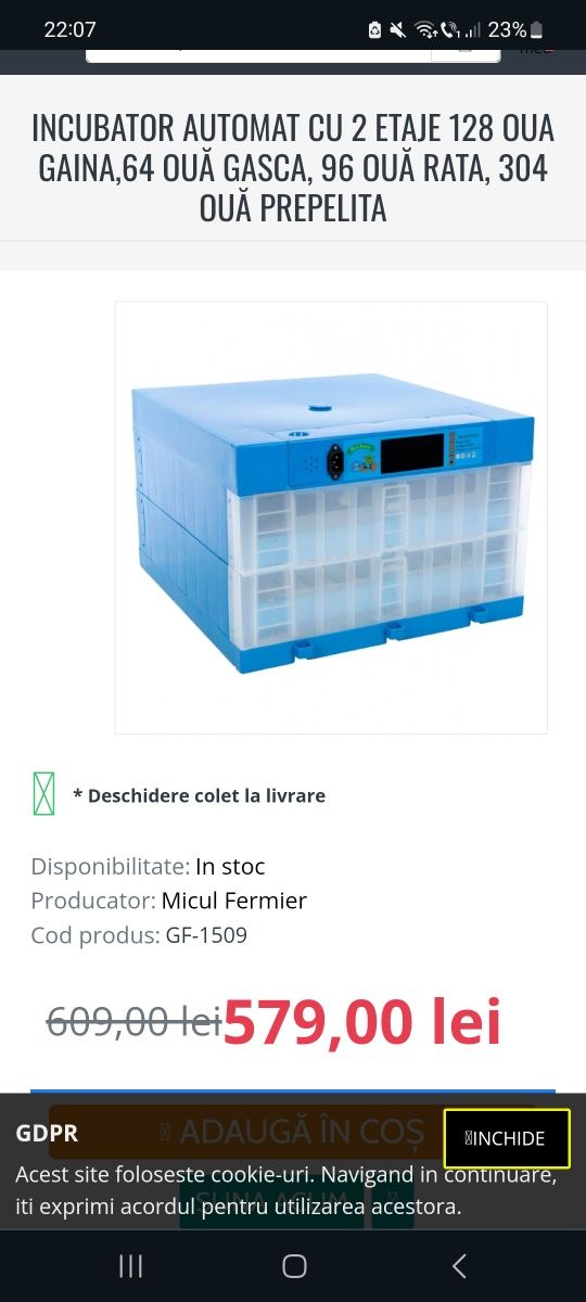 Icubator automat
