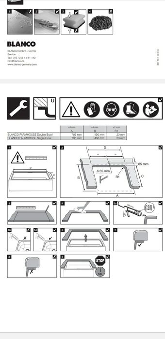 Vand chiuveta ceramica alba NOUA pentru bucatarie Farmhouse Germania