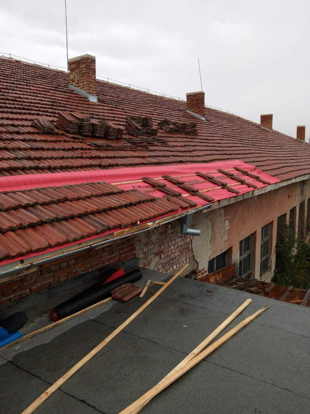 Претърсване на покриви с цел отстраняване на течове