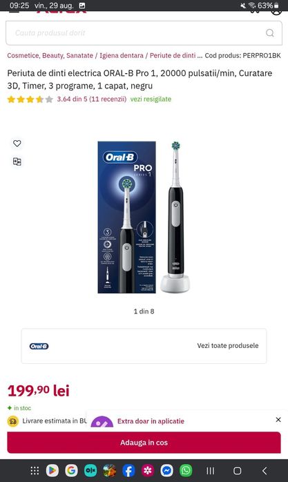 Vand Periute Oral B IEFTINE