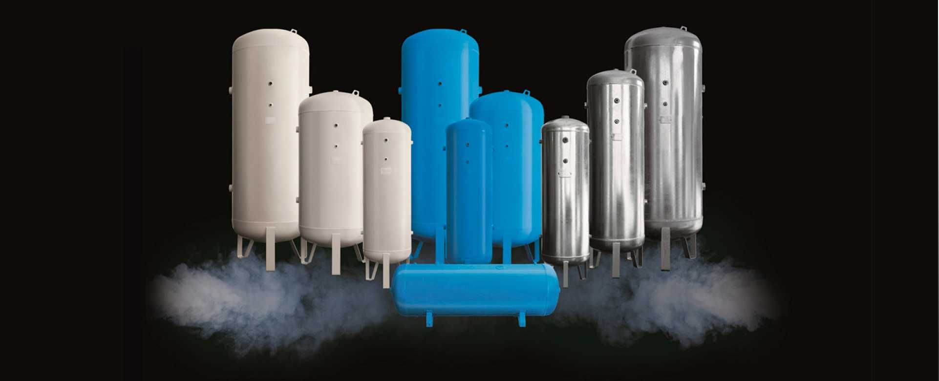 Butelie - Rezervor de aer, galvanizat, vertical, 1000 L, 16 Bar - NOU