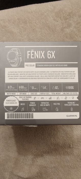 Garmin 6X pro solar