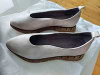 Дамски обувки, 100% естествена кожа, размер 38 - НОВИ, с кутия