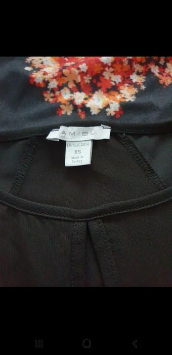 Body negru fara maneci xs