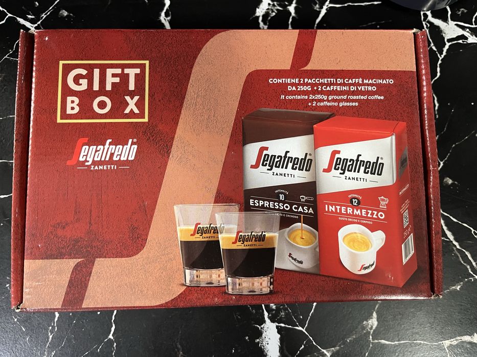 Кафе Segafredo Zanetti - подаръчна кутия с чаши
