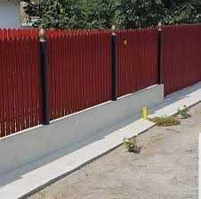 Garduri si porti stil jaluzea, sipca metalica, tabla cutata