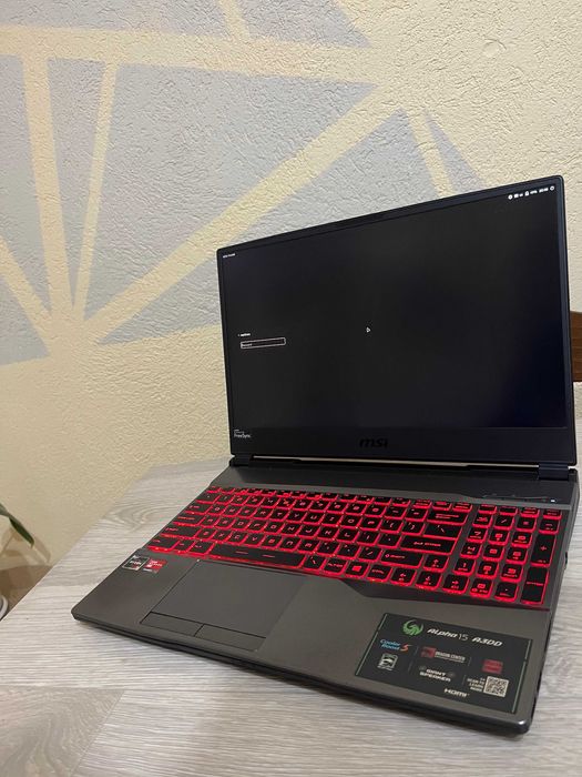 MSI Alpha15 A3DD - Ryzen 7 3rd Gen, Radeon RX 5500, 16 GB RAM, 1 TB