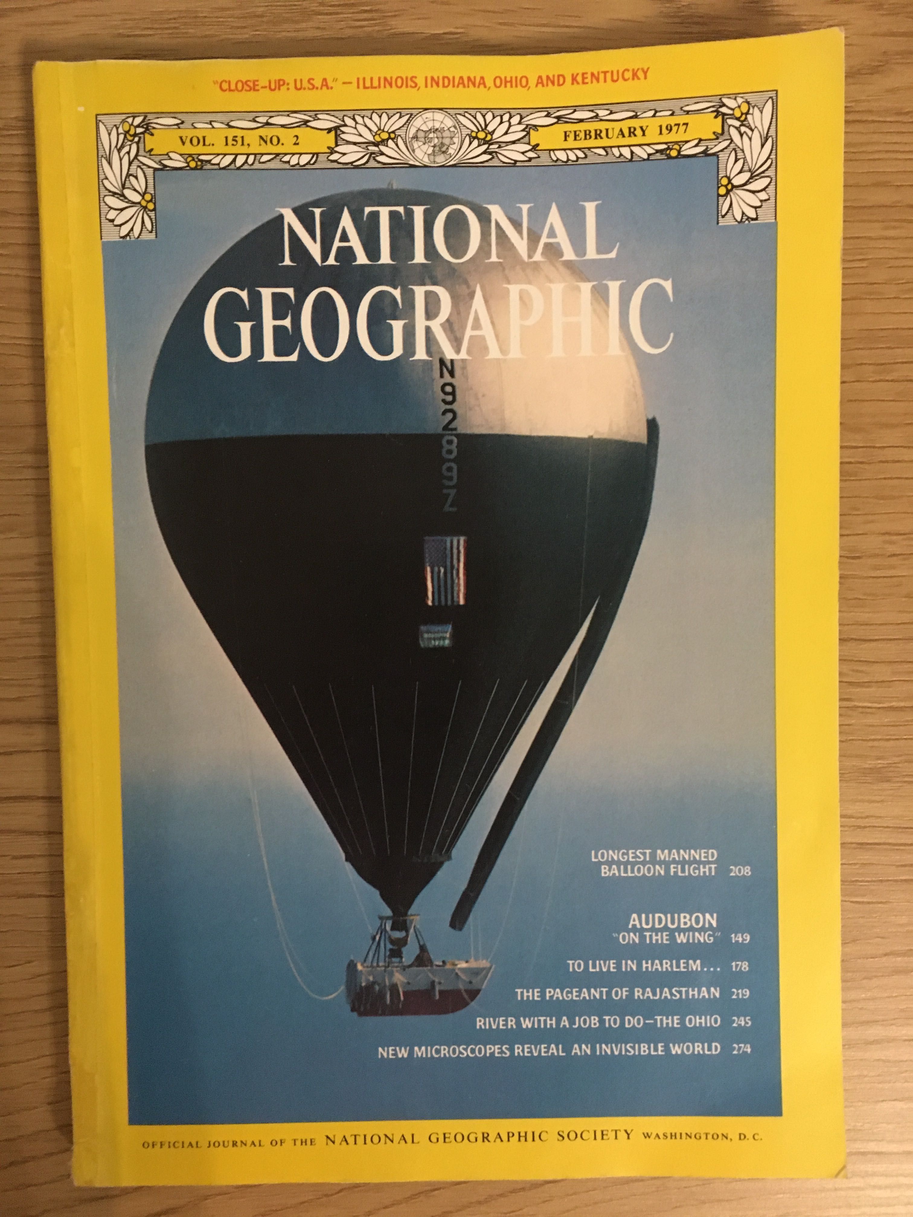 Списание National Geographic, февруари 1977