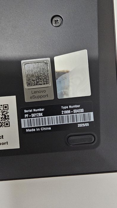 Lenovo ThinKpad T 14 Gen 5 Ultra 7 165H 32gb ddr5