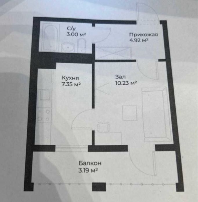 Срочно продается квартира 1/11/16 в новостройке «Assolom Sohil».