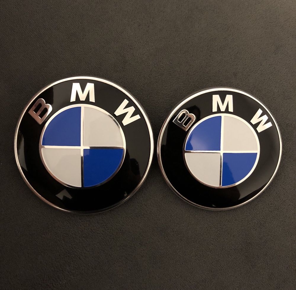 Embleme capota portbagaj 82 78 74mm BMW X1 X3 X5 X6 E46 E39 E90 E60