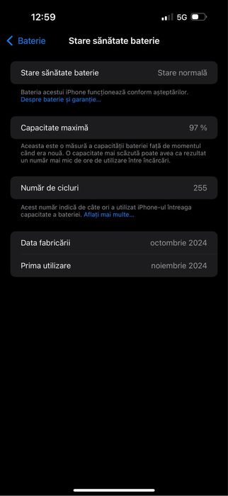 Iphone 16 pro max 97%