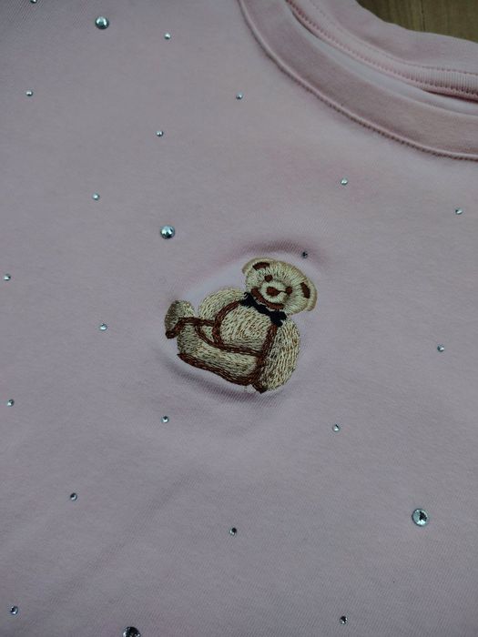 Тениска с бродирано мече