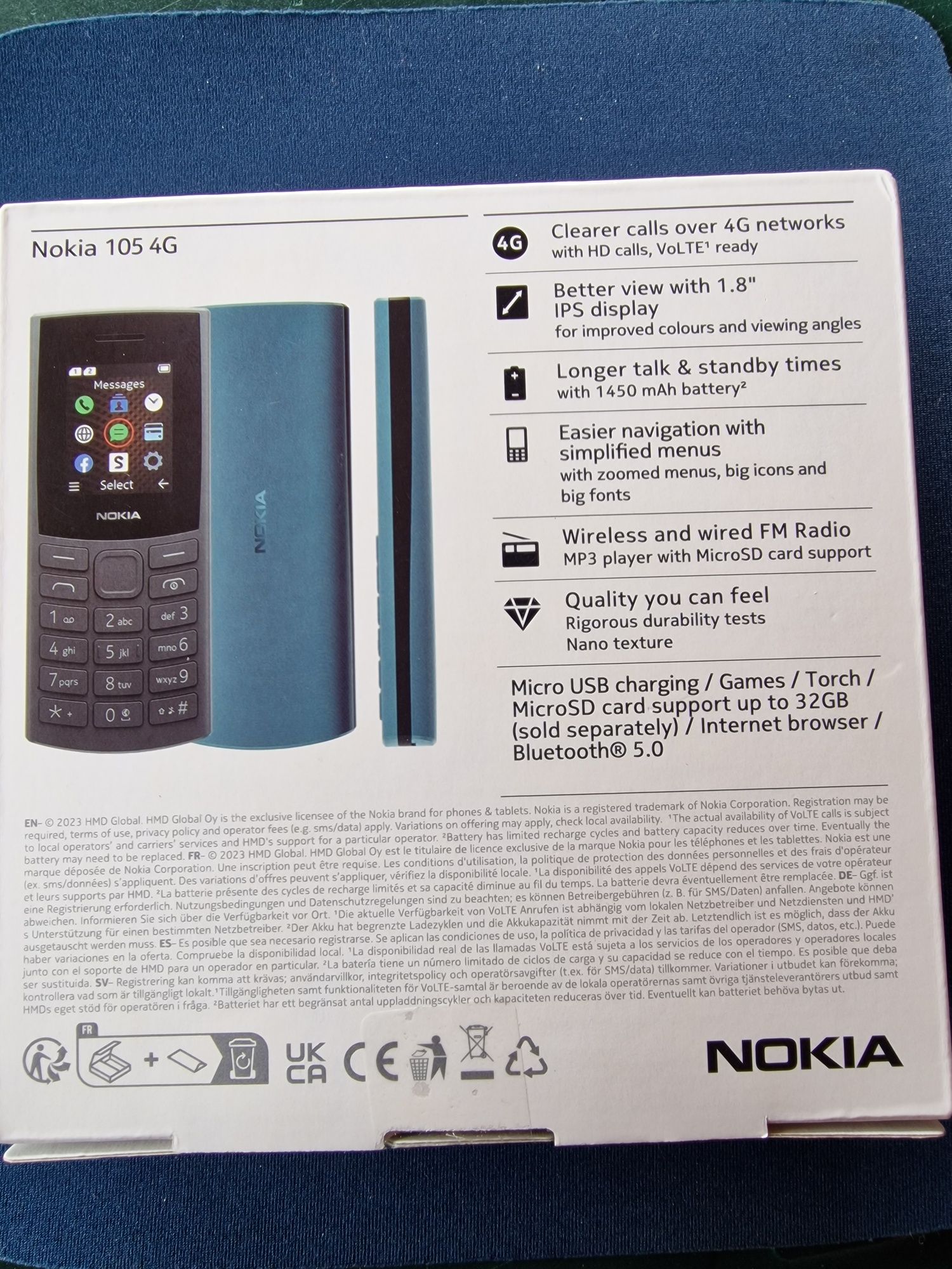 Nokia 105 4G dual sim sigilat, garantie 2026