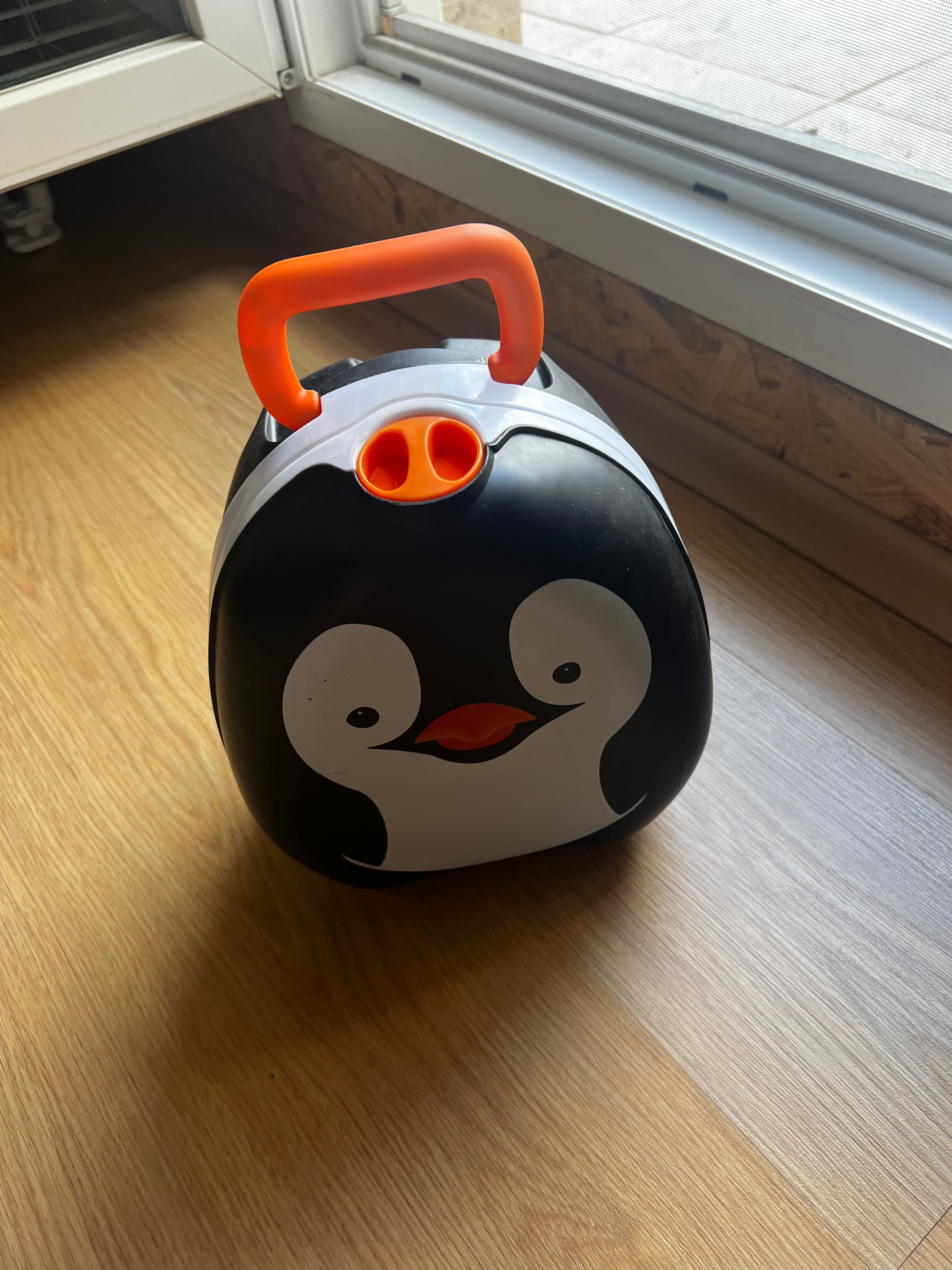 Преносимо гърне My Carry Potty, Penguin, С капак, За деца