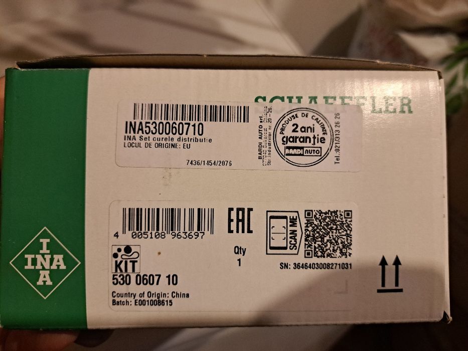 Kit distribuție pentru Mcv motorina