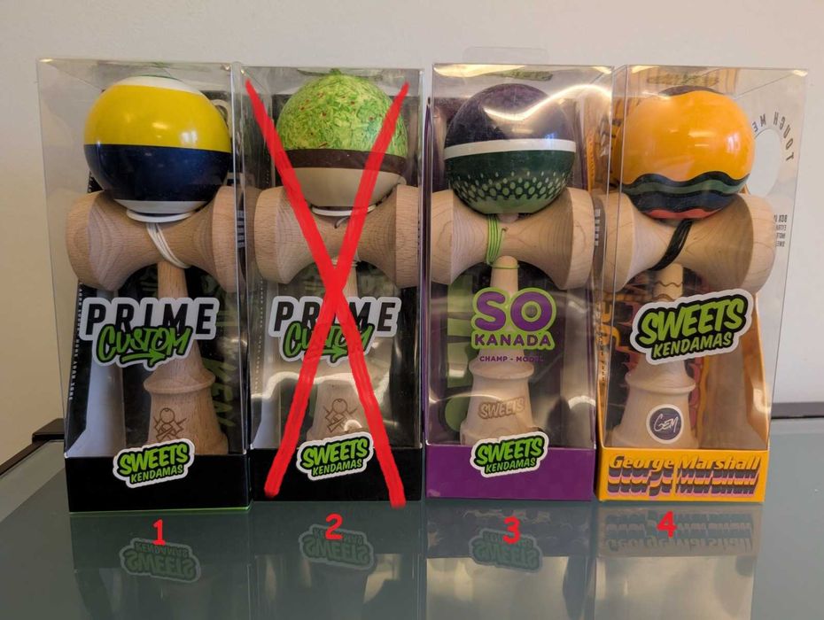 Kendama SWEETS Kanada Champ V18 V17 Rona Prime Marshall