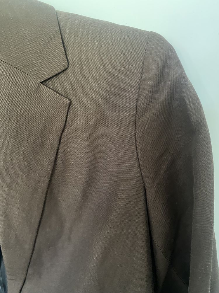 Сет сако и панталон от лен, Massimo Dutti, размер 34