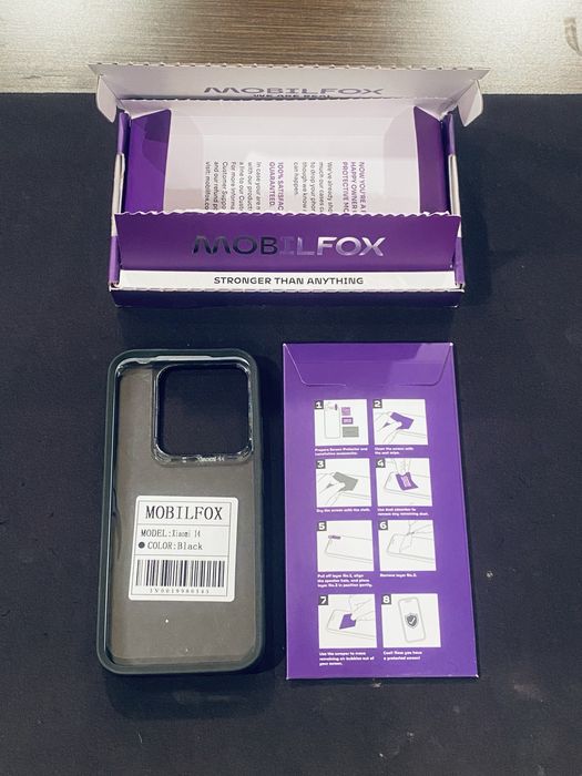 Husă originală Mobilfox pt Xiaomi 14 + folie de sticlă cadou