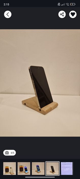 iPhone 14 Pro Max 128GB Gold Baterie 100%