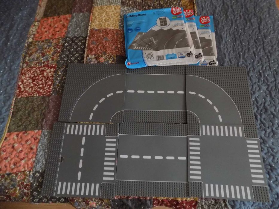 Лего пътни плочи Lego City roads Kidland строителни панели