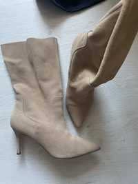 Botine piele intoarsa