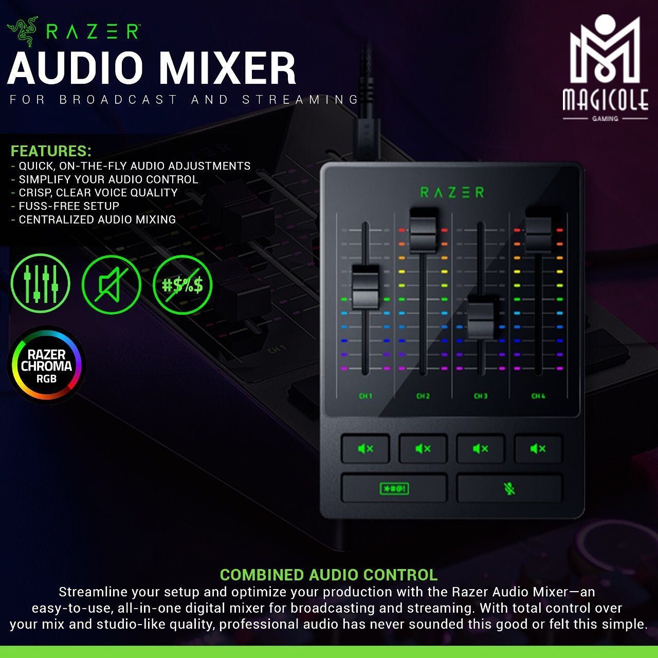 СКИДКА! Razer Audio Mixer /Aудио Микшер