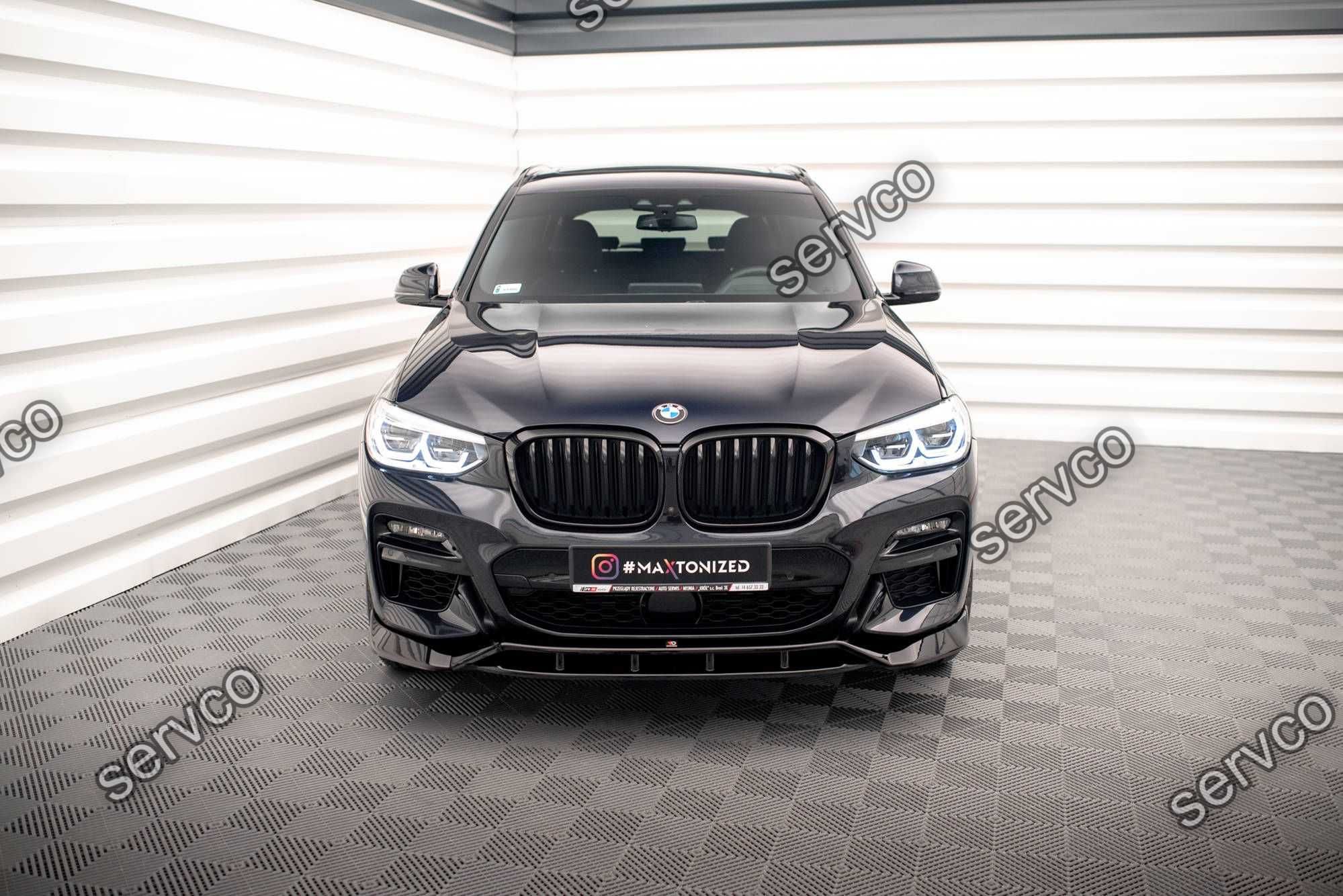 Prelungire splitter bara fata Bmw X3 G01 M40d 2019- v2 - Maxton Design