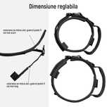 Zgarda Tactica pentru Caini,Nylon, L, Reglabila, culoare neagra