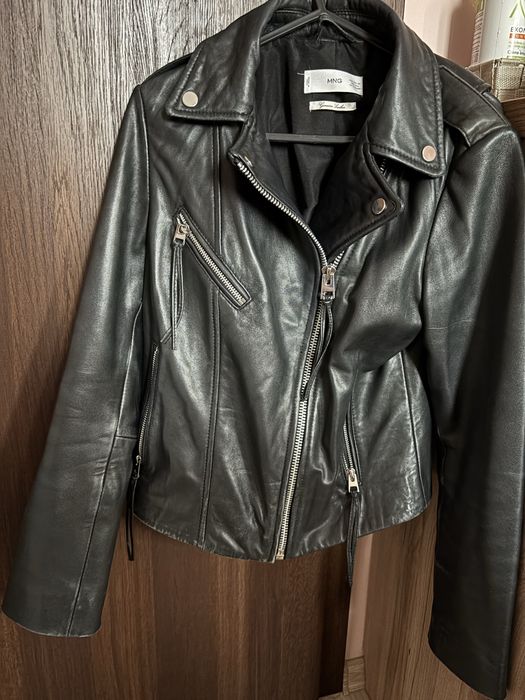 Яке от естествена кожа