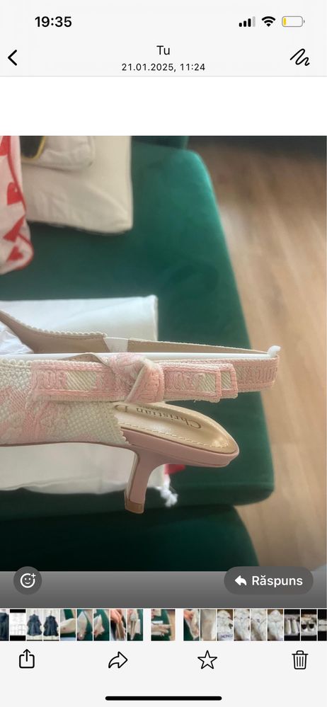 Pantofi dior marimea 38