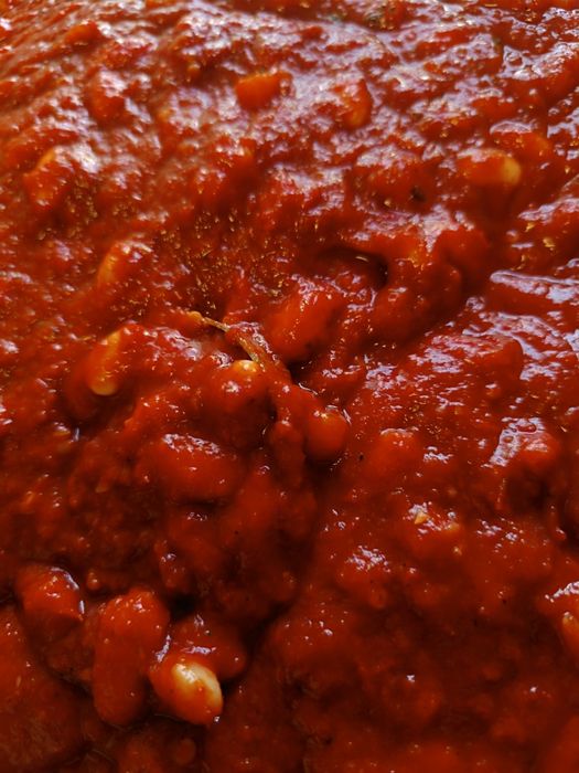 Бобена салата с домашна лютеница - ограничено количество