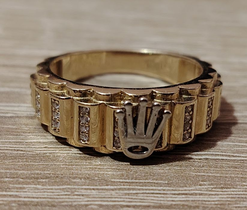 Златен пръстен "Ролекс" 14 карата 4.84 гр