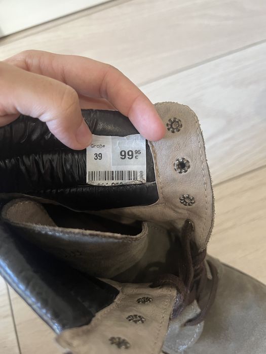 Ghete Buffalo, piele naturala, 39 gen zara guess